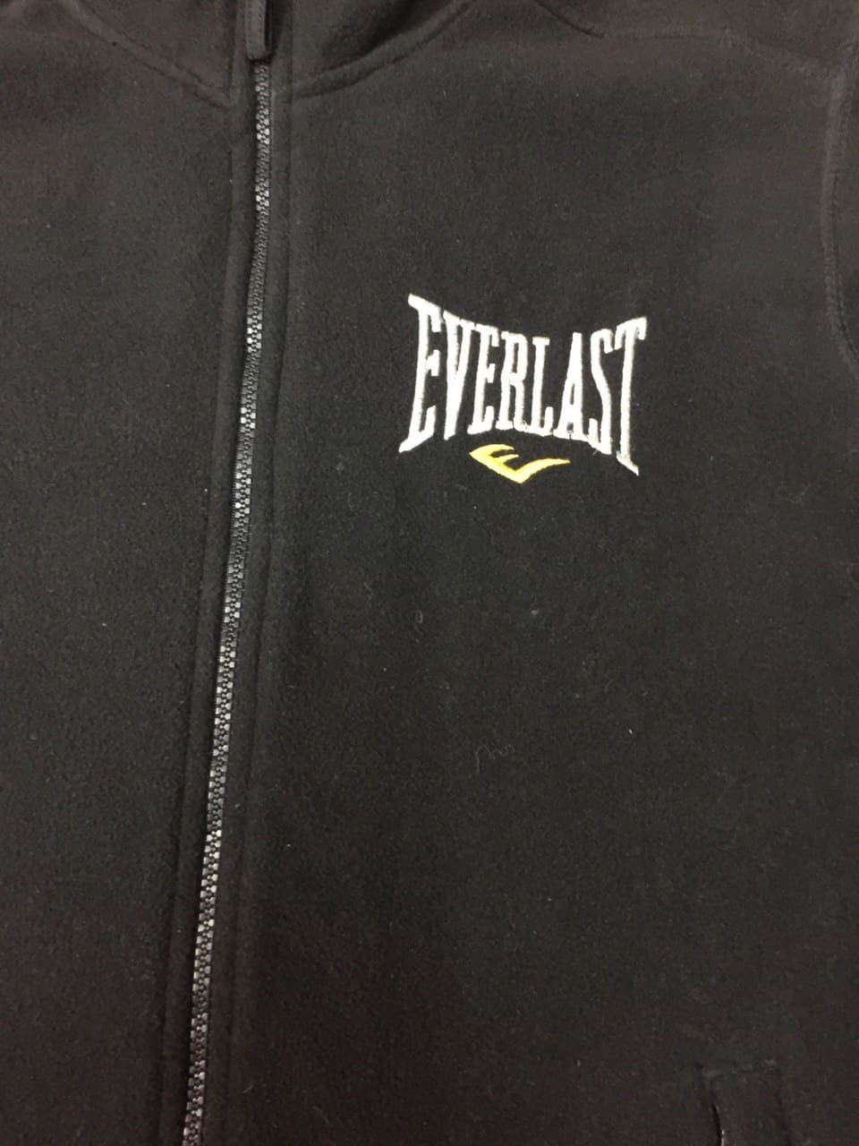 Кофта Everlast, мужская на флисе, Черная